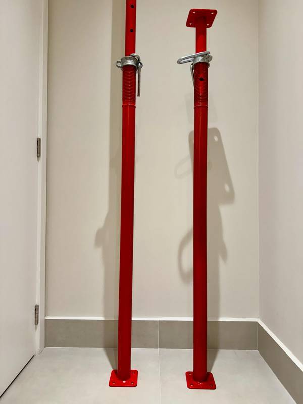 Escora Metálica Ajustável 1,60m a 2,80m Pintura Eletrostática - Top Equipamentos