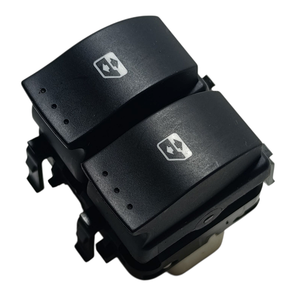 Botão de vidro elétrico duplo Fundo Branco Renault Sandero / Logan / Duster portas traseira