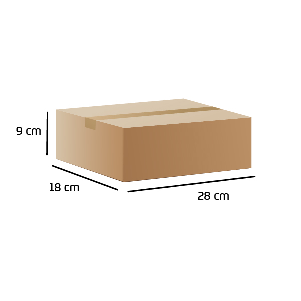 Caixa de Papelão 12 (28x18x9) Lisa