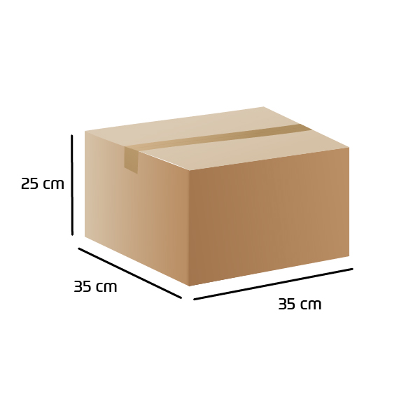 Caixa de Papelão 16 (35x25x25) Lisa
