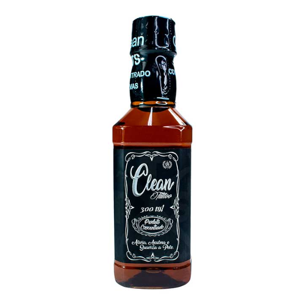 Clean Tattoo Tts Concentrado Natural Para Tatuagem 300ml