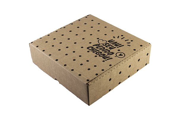 Caixa Parda 27x18x9 Uau! Seu Pedido Chegou!