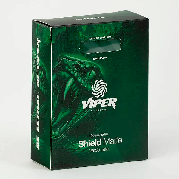 Shield Matte Viper Verde Letal 66x91mm