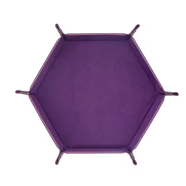 CAMPO HEXAGONAL PARA JOGAR DADOS DE RPG COR - ROXO