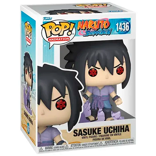 BONECO FUNKO POP! NARUTO SHIPPUDEN - SASUKE PRIMEIRO SUSANO O