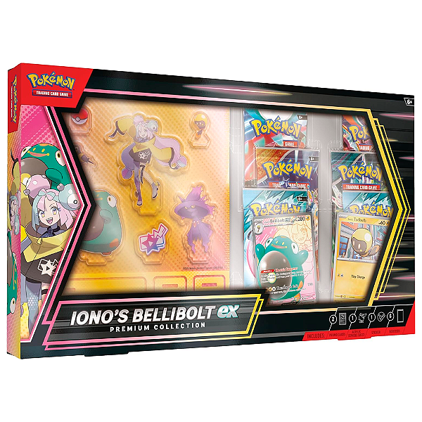 Pokemon TCG: Iono's Bellibolt ex Premium Collection - Ingles