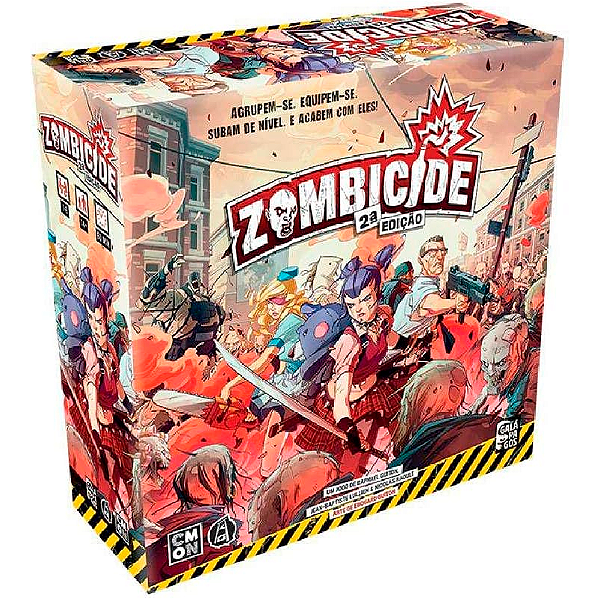 Galápagos, Zombicide (2ª Edição), Jogo de Tabuleiro Cooperativo, 1-6 jogadores, 30-60min