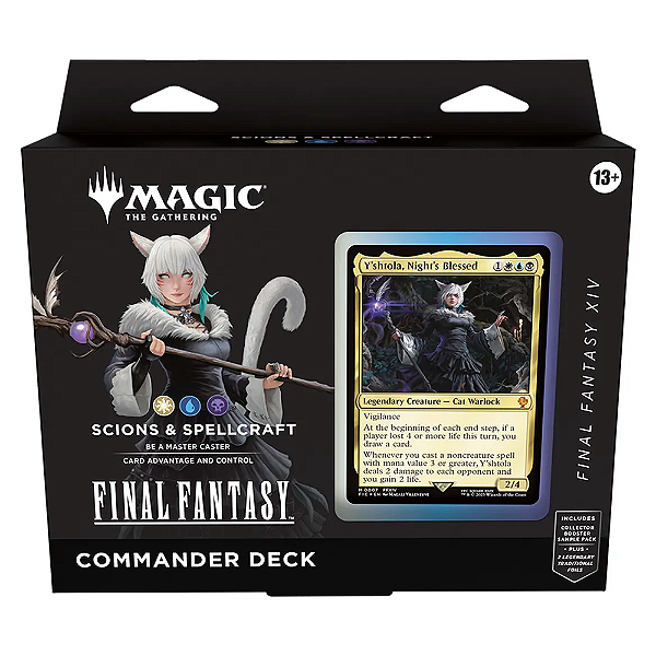 Magic: The Gathering - Deck de Commander - Final Fantasy - Scions and Spellcraft - (WUB)
