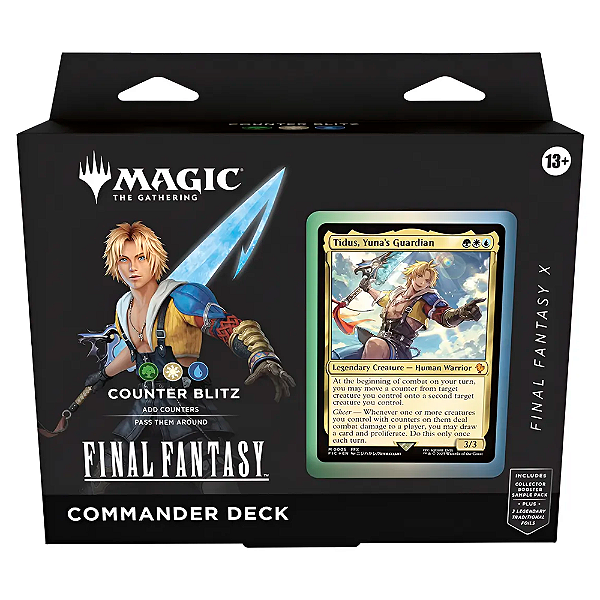 Magic: The Gathering - Deck de Commander - Final Fantasy - COUNTER BLITZ (GWU)