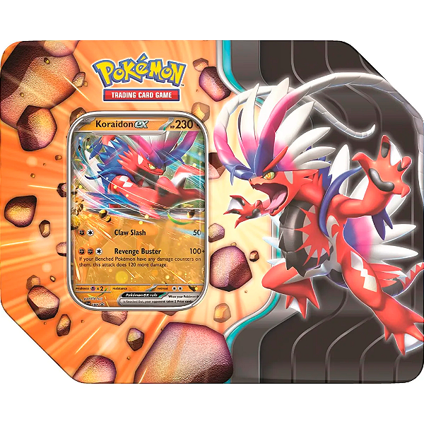 Pokemon TCG: Slashing Legends Tin - Ingles - KORAIDON ex