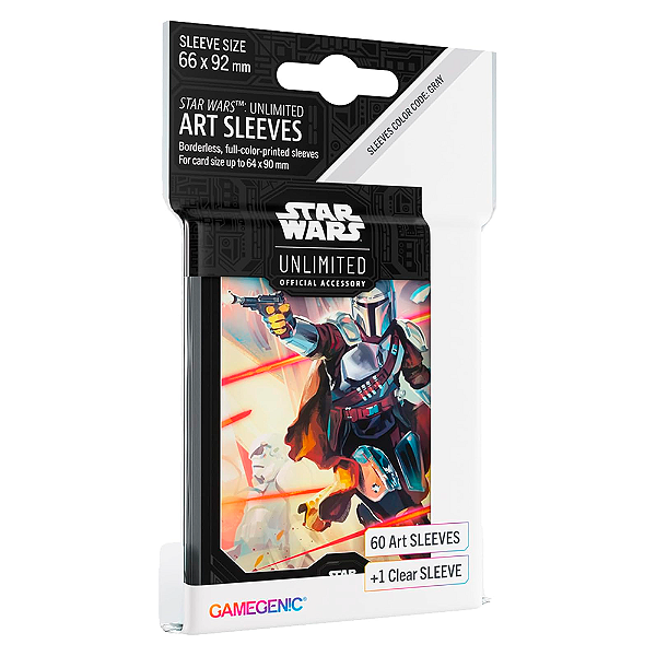Gamegenic: Star Wars Unlimited Art Sleeves - Mandalorian