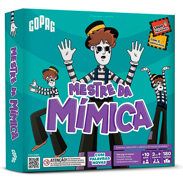 JOGO MESTRE DA MIMICA COPAG CAIXA RIGIDA