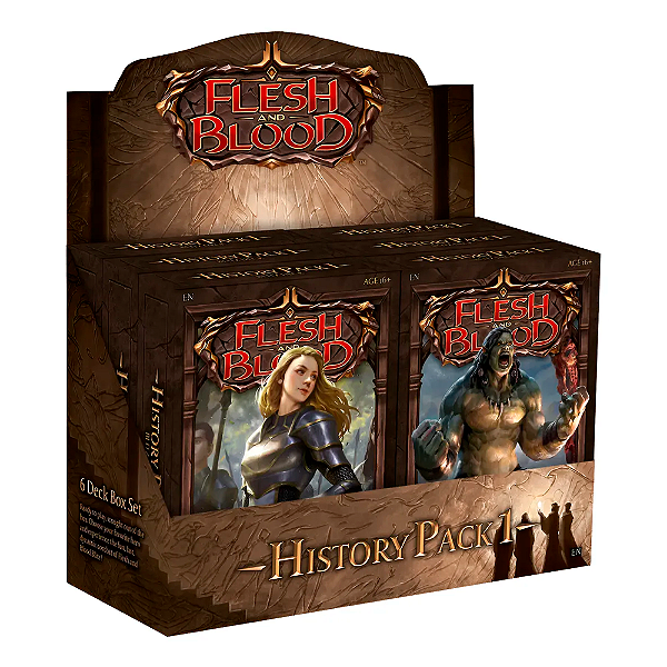 FLESH AND BLOOD HISTORY PACK BLITZ DECKS DISPLAY 6 BARALHOS