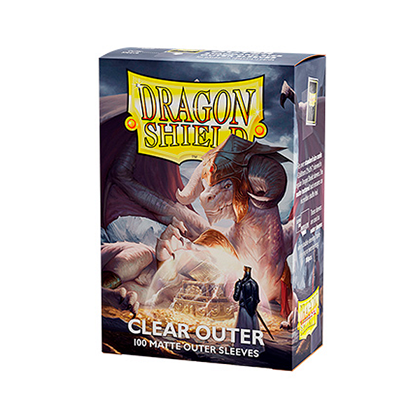 DRAGONSHIELD - CLEAR OUTER SLEEVES - 100 UNIDADES