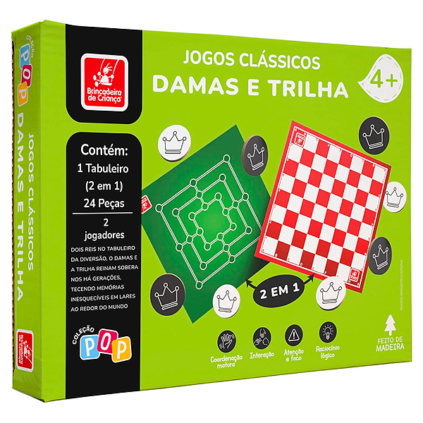 JOGO DAMA E TRILHA