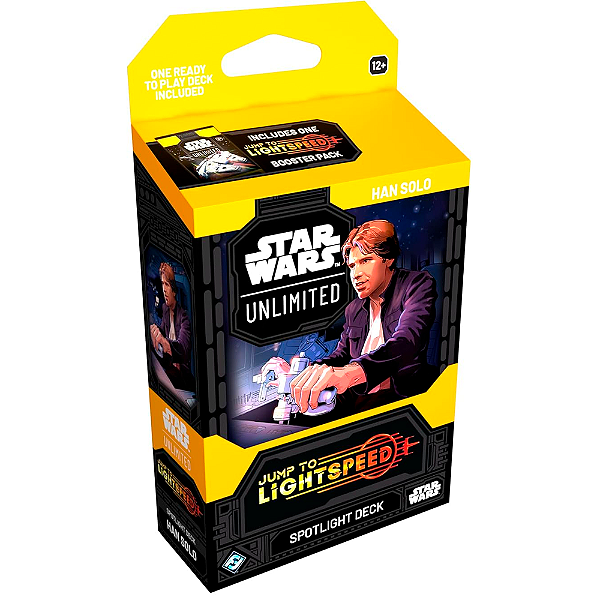 Star Wars: Unlimited - Jump to Lightspeed - Spotlight Deck Unidade - Han Solo - Ingles