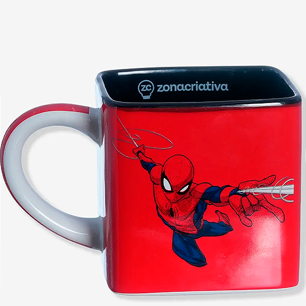 CANECA CUBO 300ML SPIDER MAN