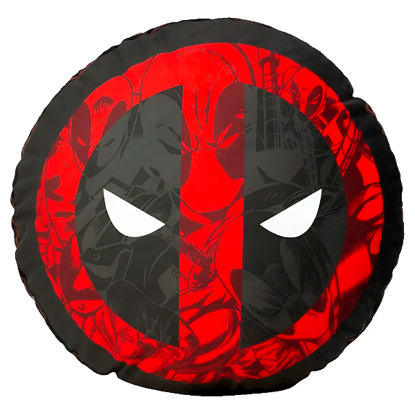 ALMOFADA FORMATO REDONDA DEADPOOL