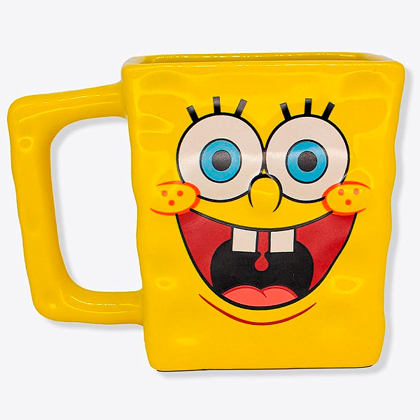 CANECA FORMATO 3D 450ML BOB ESPONJA