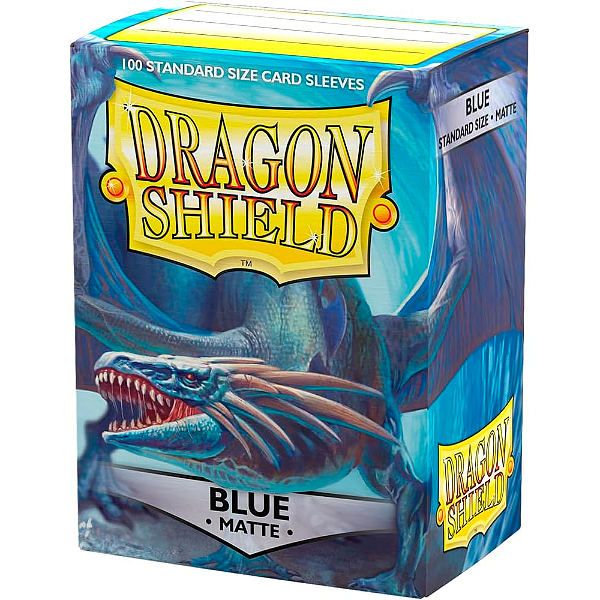 DRAGONSHIELD BLUE MATTE 100 STANDARD SLEEVES