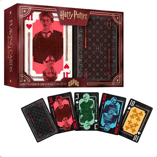 BARALHO HARRY POTTER ESTOJO DUPLO