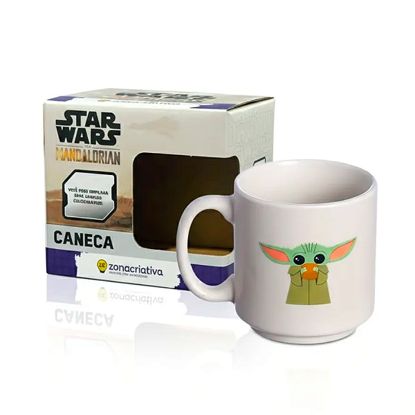 CANECA MINI TINA 100ML BABY YODA