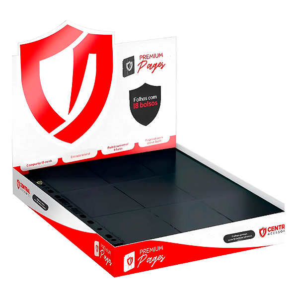 Central Pages - 18 Bolsos: Premium Preto 100 paginas