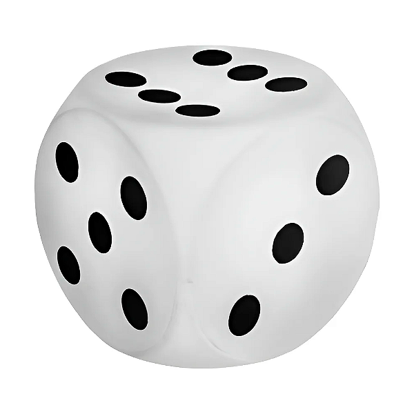 Luminaria Dado D6 - RGB