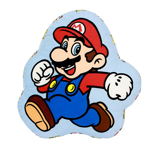ALMOFADA  FORMATO SUPER  MARIO FIBRA  EVERGREEN OFICIAL NINTENDO