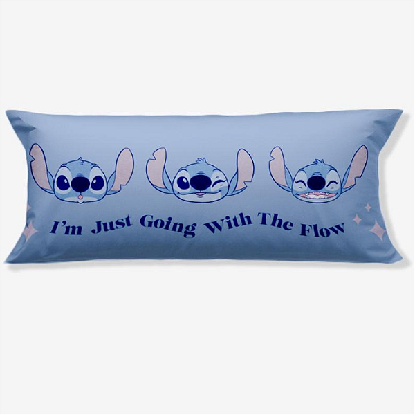 ALMOFADA  STITCH  70X30CM  FIBRA VELUDO - OFICIAL