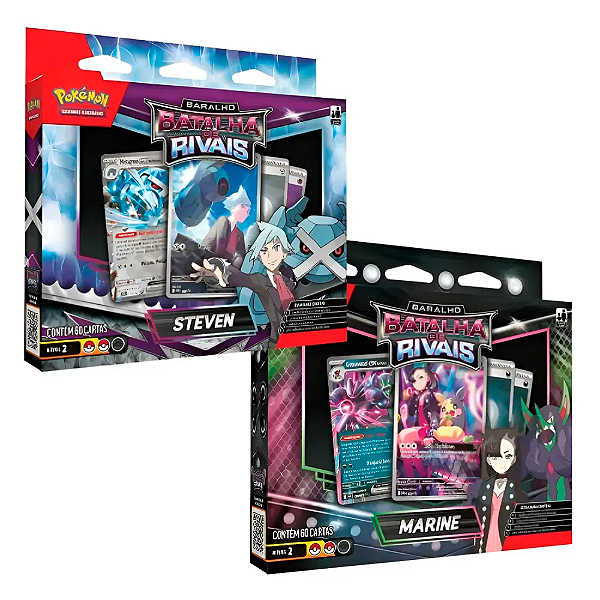 BARALHO DE BATALHA POKÉMON STEVEN E MARINE