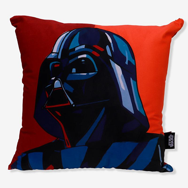 ALMOFADA STAR WARS 40X40CM FIBRA VELUDO - DARTH VADER GALAXY- OFICIAL