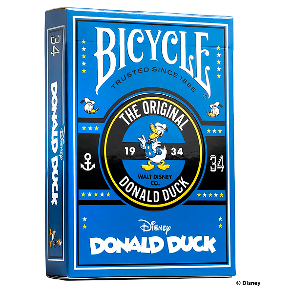 Baralho Disney Pato Donald Bicycle Original Importado