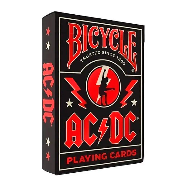 BARALHO BICYCLE AC DC BANDA ORIGINAL IMPORTADO