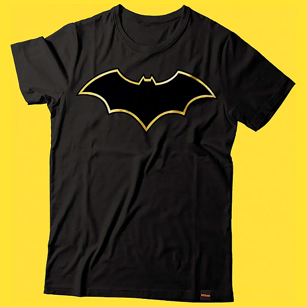 CAMISETA PITICAS INFANTIL  BATMAN COR PRETO