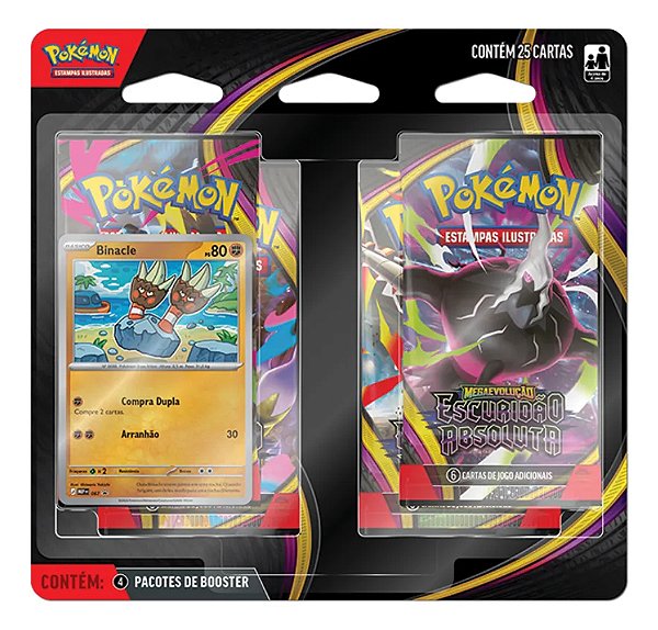POKEMON TCG ESCURIDAO ABSOLUTA BLISTER QUADRUPLO