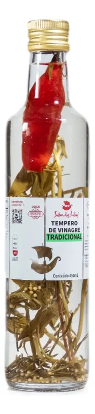 TEMPERO DE VINAGRE PIMENTA TRADICIONAL  450ML