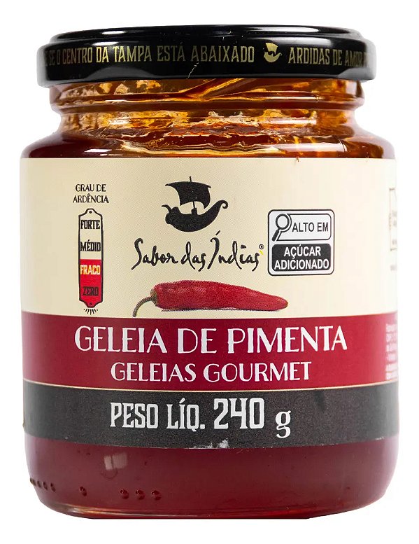 GELEIA DE PIMENTA 240G - SABOR DAS INDIAS