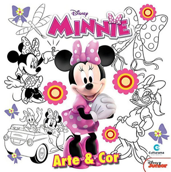 Livro De Colorir Disney Minnie - Arte E Cor