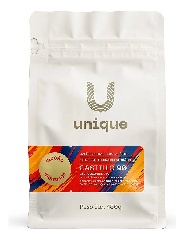 Café Castillo 90 Em Grãos 100% Arábica 150g Unique