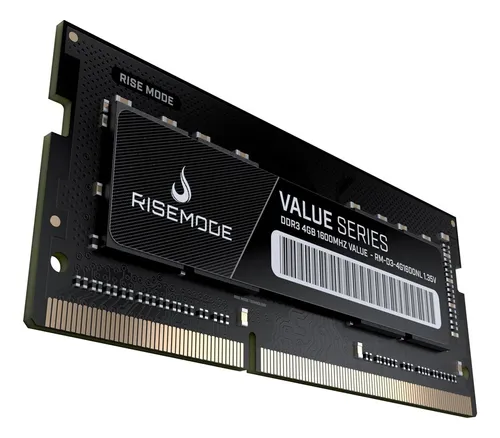 MEMORIA RAM PARA NOTEBOOK RISE MODE, 4GB, 1600MHZ, DDR3, CL11 - RM-D3-4G1600N