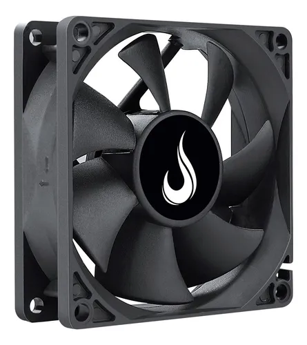 COOLER FAN RISE MODE BLACK, 80MM, PRETO - RM-BK-02-FB