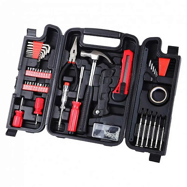KIT DE FERRAMENTAS 142 PECAS PRETO NA