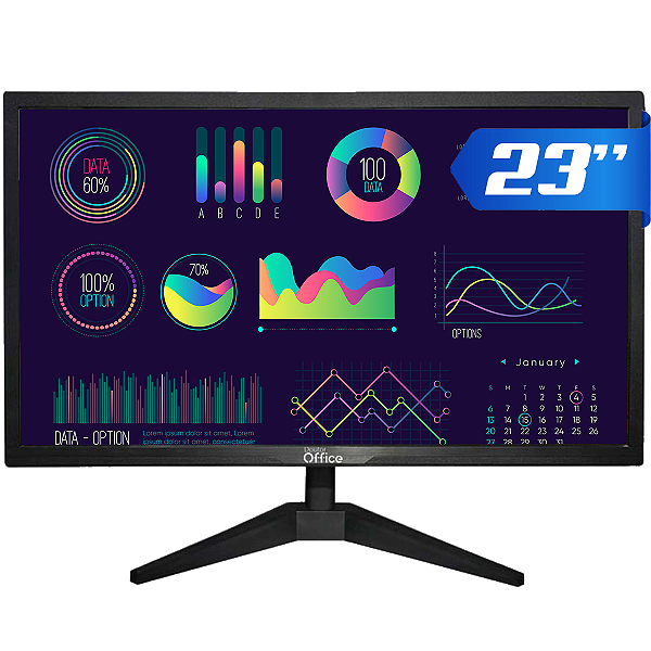 Monitor Dr. Office, 23.6 Pol, Full HD, 75Hz, HDMI/VGA, MDR-0507-23