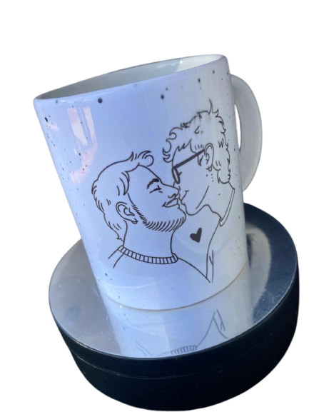 Caneca Ilustração Fine Line - 350ml