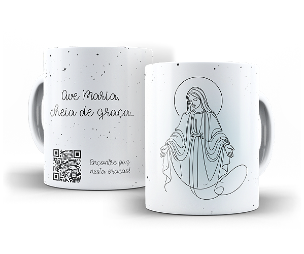 Caneca Coleção Orações Católicas - 325ml