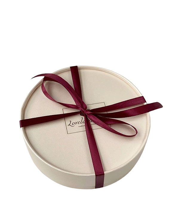 caixa redonda personalizada