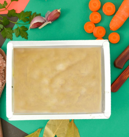 Caldo de Couve-Flor Com Alho Poró