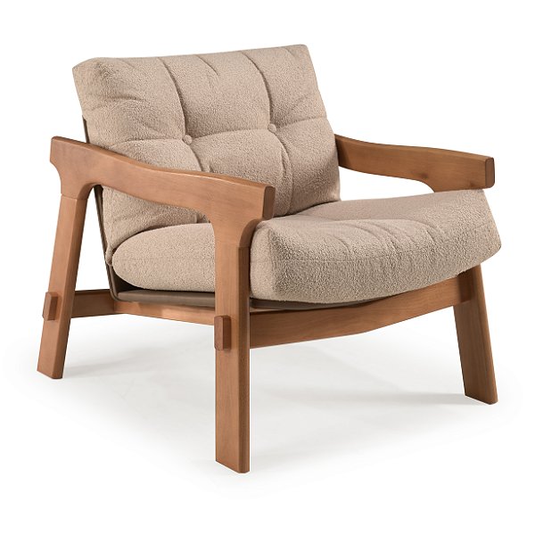 Poltrona Torii Marfim (Amêndoa F532/C532)