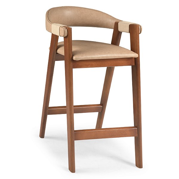 Banqueta Olívia (Canela/552/Corda Areia)